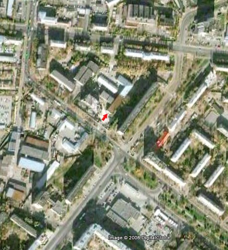 office location (satellite photo)